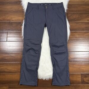 Prana Women's Size 14 R Dark Gray Halle Straight Pants